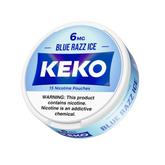 Blue Razz Ice KEKO Bolsas de Nicotina 6mg